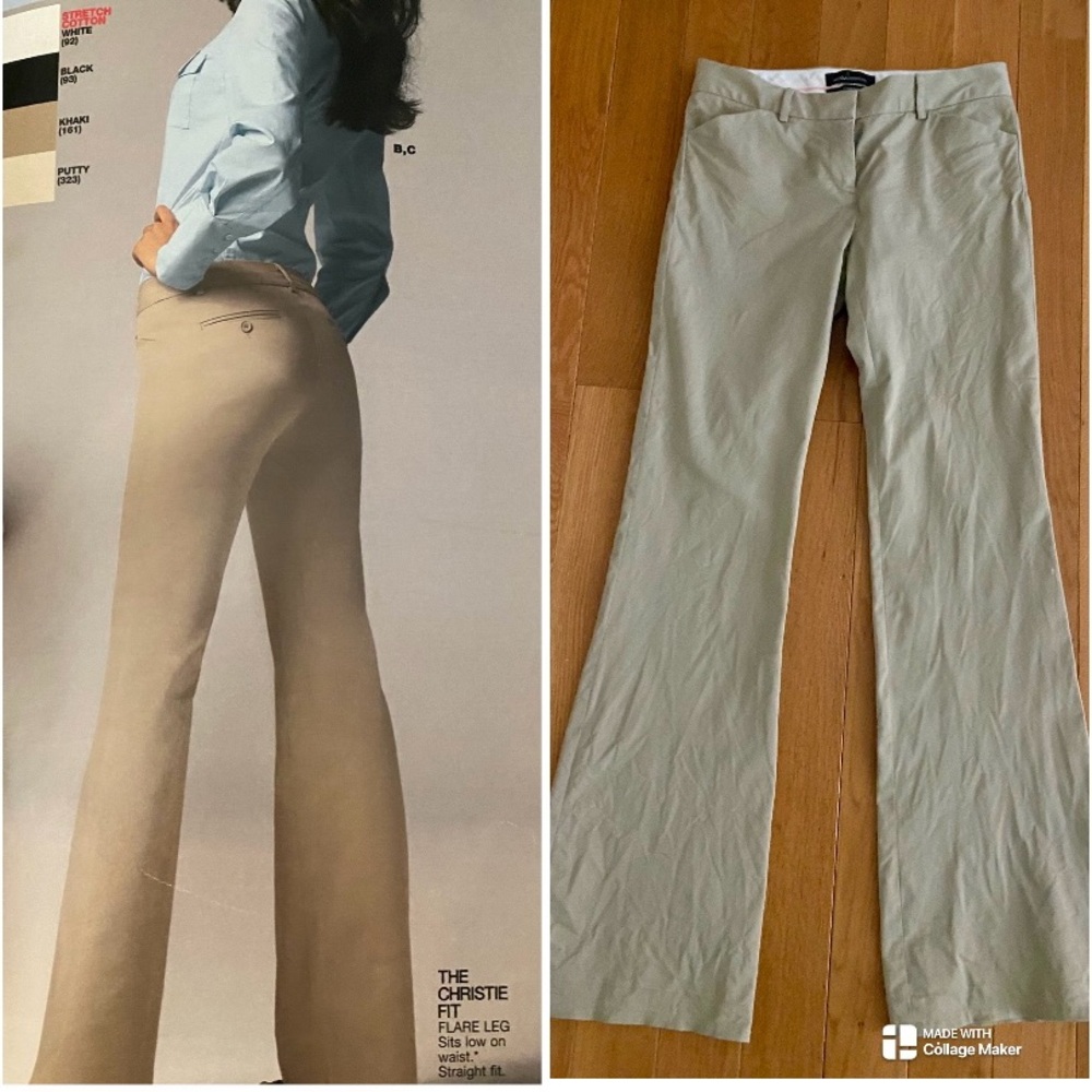 Moda International Light Tan Flare Pants